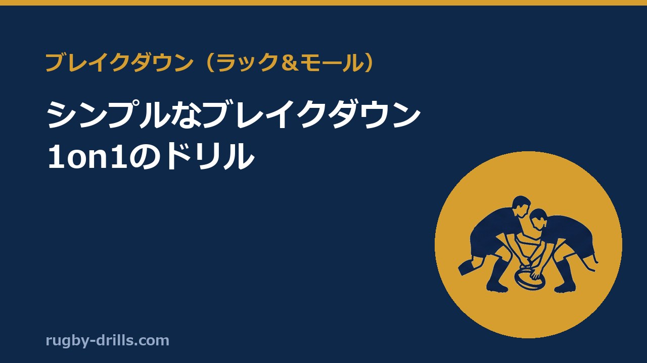 【ブレイクダウン008】シンプルなブレイクダウン1on1のドリル